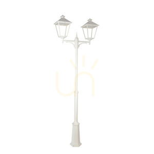 Garden / park lantern IP54 LONDON BIG 4130WH LED 2x13.4W 3000K white - premium NORLYS small 1