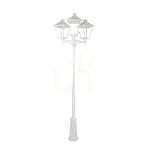Garden / park lantern IP54 LONDON BIG 4133WH 3x9.5W 4000K white - premium NORLYS small 1
