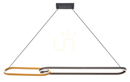 Check Pendant lamp Zuma Line RAVON P241145502A gold 2xLED