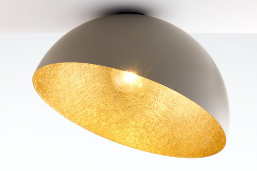 Check Plafon Sigma Sfera 50 cm taupe złoty 41519