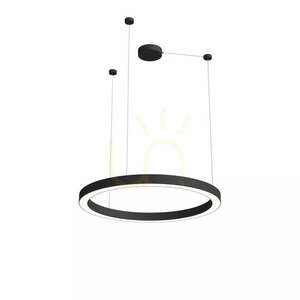 Aurum M Variable Color LED Chandelier Black PL0116-90-CCT-BK small 4