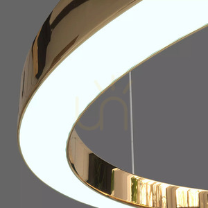 Aurum M Variable Light Color LED Chandelier Gold PL0116-90-CCT small 2