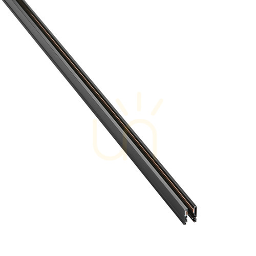 Check Surface Lighting Profile Ideallux Deva 2000mm Black Aluminum 332482