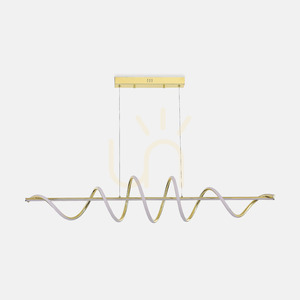Pendant lamp Zuma Line ESERO MS902-GD gold 1xLED small 1