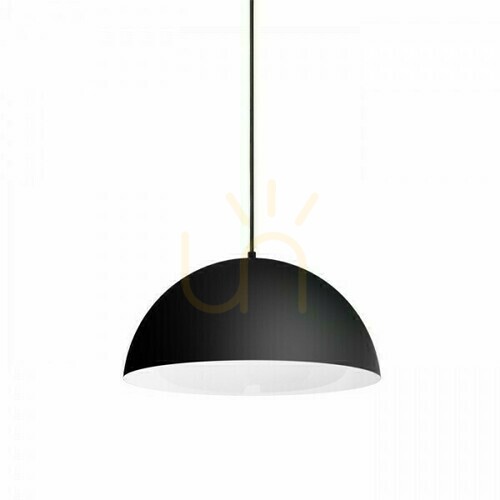 Check Monroe 40 Pendant Lamp Matte Black/White 230 V E27 42 W.