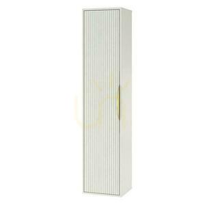 ANVERS Bathroom Cabinet White with Gold Handle small 0