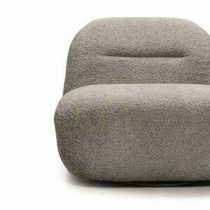 Nova Nook BOCHIC swivel lounge chair, brown-grey small 1