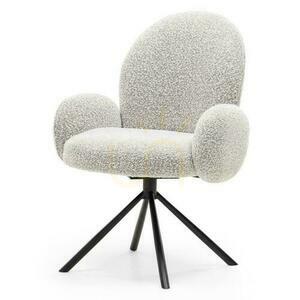FINEST Grey Swivel Chair small 3