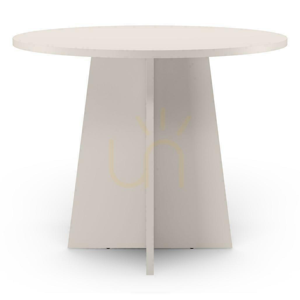 Check Round Dining Table 100 cm LALUQ Cashmere Round Dining Table 100 cm LALUQ Cashmere