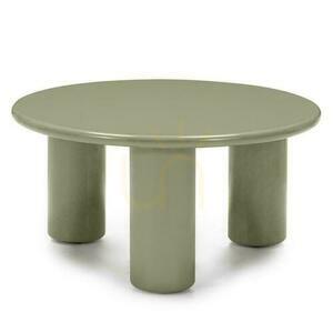 Coffee Table 80cm LECREL Green Olive with Gloss small 0