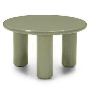 Coffee Table 60cm LECREL Green Olive with Gloss small 5