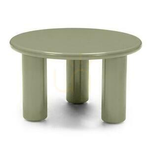 Coffee Table 60cm LECREL Green Olive with Gloss small 0