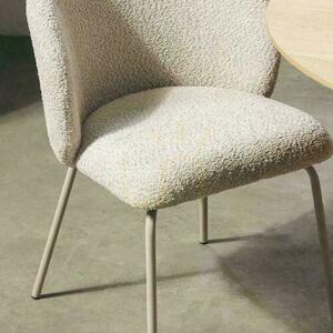 Set of 4 LUEUR Chairs Beige small 3