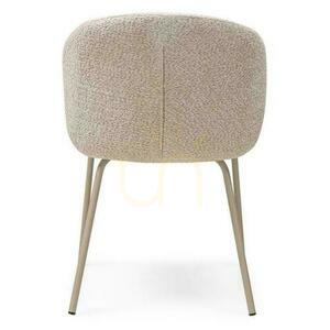 Set of 4 LUEUR Chairs Beige small 5