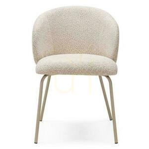 Set of 4 LUEUR Chairs Beige small 0