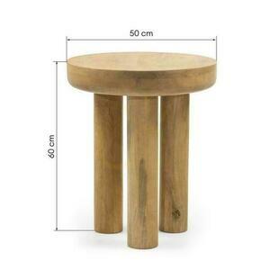 Side Table 50 cm LUNGO Mangrove Wood small 8