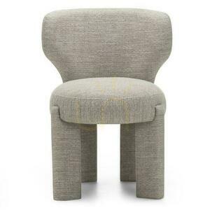 Set of 2 MALI Upholstered Chairs Beige small 0