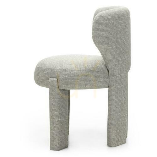 Check Set of 2 MALI Upholstered Chairs Gray-Beige