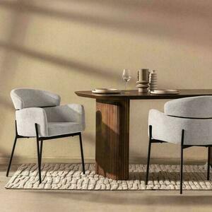 Set of 2 Chairs MAREO Light Beige small 1