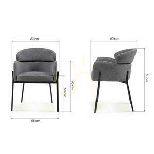 Set of 2 Chairs MAREO Grey small 9