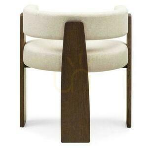MOCHA Beige Chair with Oak Mokka Legs small 5