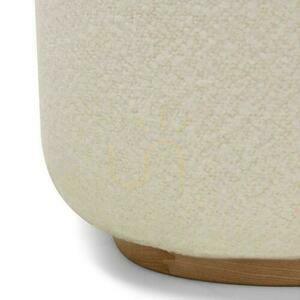 MORELA Upholstered Armchair White small 6