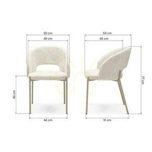 Set of 2 MORES Light Beige Chairs 7 Set of 2 MORES Light Beige Chairs small 7