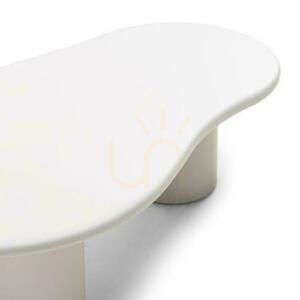 NUBE Matte Gray-Beige Coffee Table small 4