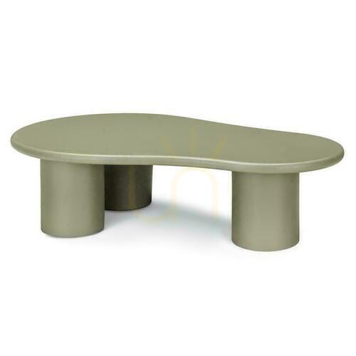 Check Coffee Table Nova Nook NUBE Matte Olive Green 130x80 cm