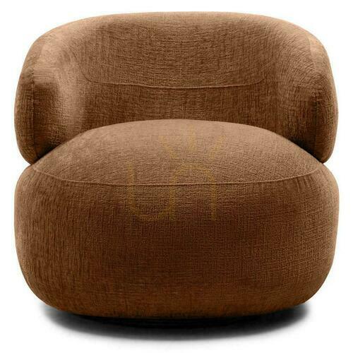 Check Nova Nook ORIEL copper swivel armchair NN-ORI-UPH-ARM-BRIRED-322