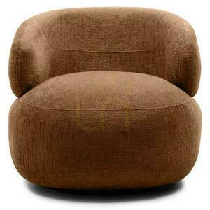Nova Nook ORIEL copper swivel armchair NN-ORI-UPH-ARM-BRIRED-322 small 0