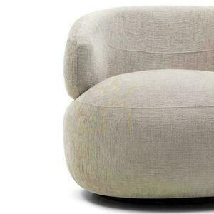 ORIEL Swivel Chair Light Beige small 4