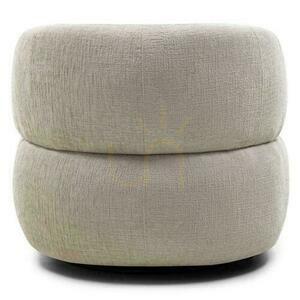 ORIEL Swivel Chair Light Beige small 7