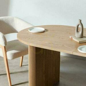 PLACAUX Folding Table 180-220 cm Natural Wood small 1