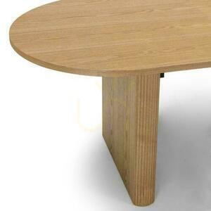 PLACAUX Folding Table 180-220 cm Natural Wood small 6
