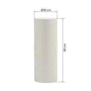 Table 30 cm RYU Grey Beige with Grooves 7 Table 30 cm RYU Grey Beige with Grooves small 7