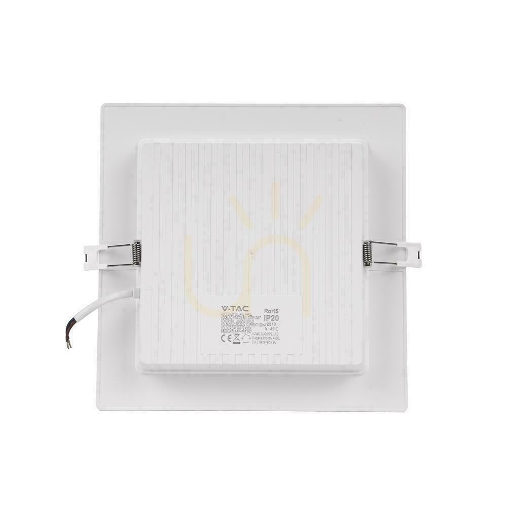 Preview V-TAC recessed premium downlight LED panel 12W square 170x170 VT-61012 4000K 1200lm V-TAC recessed premium downlight LED panel 12W square 170x170 VT-61012 4000K 1200lm