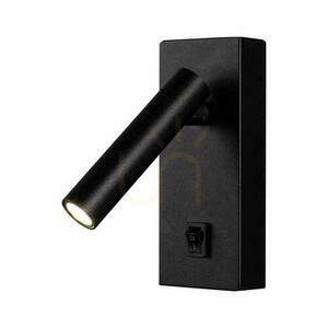 LED luminaire V-TAC 2W wall lamp hotel bed switch black VT-402 4000K 150lm small 0