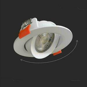 LED mesh V-TAC 7W white downlight 3in1 VT-2707CCT 3000K-4000K-6500K 510lm 5 Years Warranty 1 LED mesh V-TAC 7W white downlight 3in1 VT-2707CCT 3000K-4000K-6500K 510lm 5 Years Warranty small 1