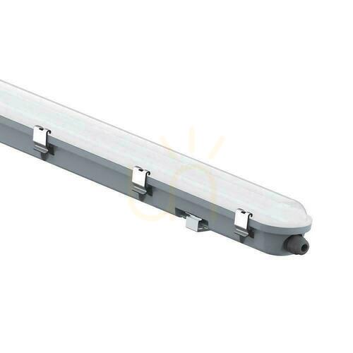 Check V-TAC LED hermetic luminaire microwave motion sensor 36cm 120cm 120Lm/W VT-120137S 4000K 4320lm