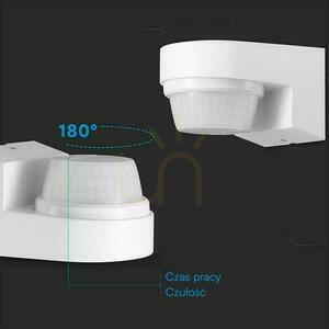 Infrared motion sensor wall white 240st 1000W LED IP65 V-TAC VT-81008 5 year warranty 1 Infrared motion sensor wall white 240st 1000W LED IP65 V-TAC VT-81008 5 year warranty small 1