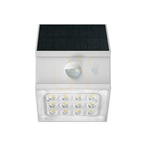 Check V-TAC 2.5W CCT solar wall wall lamp motion sensor white VT-11025CCT-W 3000K-4000K-6000K 300lm