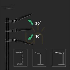 Streetlight solar luminaire V-TAC 20W LED black IP65 150Lm/W VT-ST20CCT 3000K-4000K-6000K 3000lm small 8