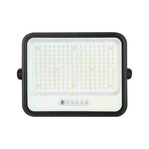 Check V-TAC 400W CCT solar LED projector remote auto timer IP65 black VT-404W 3000lm 3 year warranty