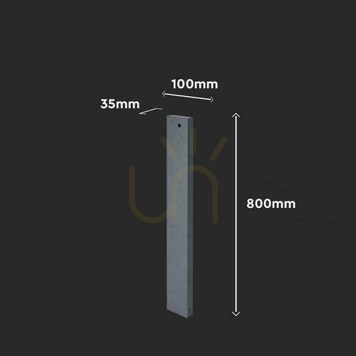 Check Post 80cm for VT-409CCT solar wall sconces SKU 23770, 23824, 24063, 24089 anthracite VT-11080