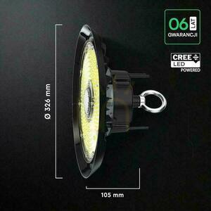 V-TAC LED UFO high bay CREE CHIP IP65 ALU luminaire 155Lm/W 200W VT-91202 6500K 31000lm 6 year warranty small 1