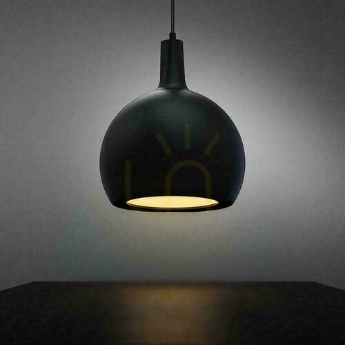 Check V-TAC E27 280x218mm black VT-89020 pendant luminaire 3 year warranty