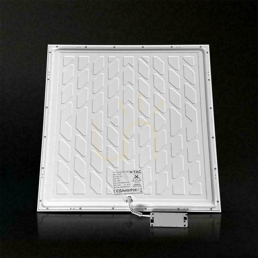 View LED panel V-TAC 40W 600x600 backlight 33mm 120Lm/W VT-61042 6500K 4800lm 5 year warranty LED panel V-TAC 40W 600x600 backlight 33mm 120Lm/W VT-61042 6500K 4800lm 5 year warranty