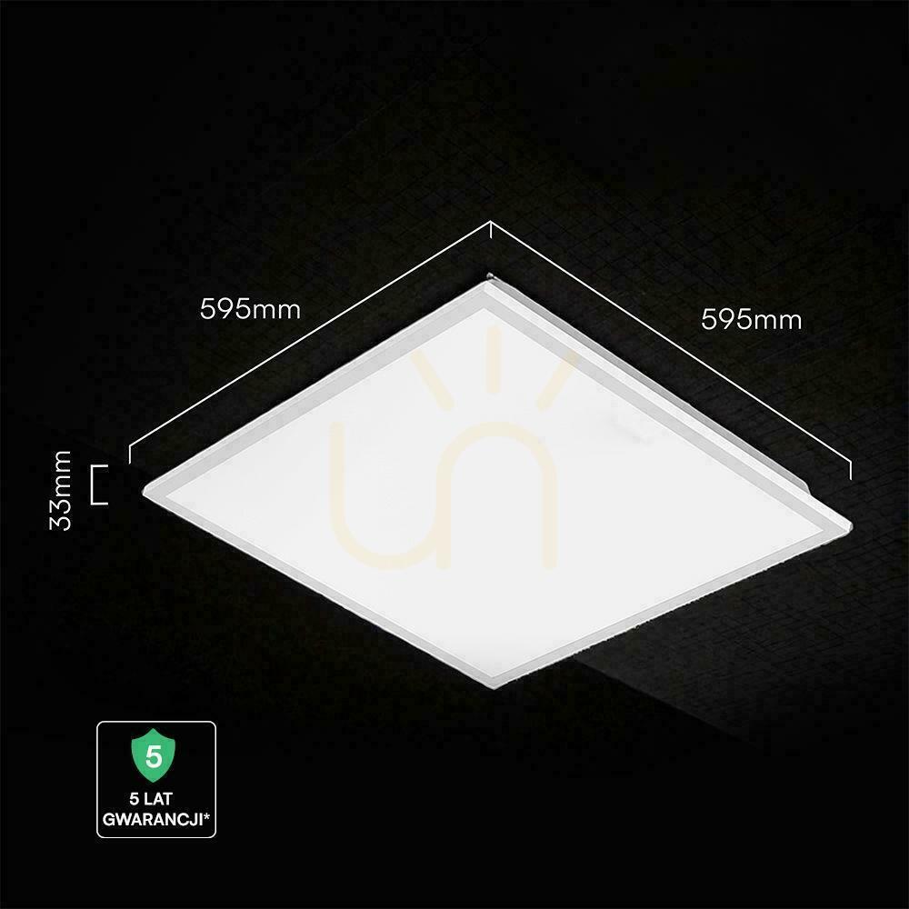 Preview LED panel V-TAC 40W 600x600 backlight 33mm 120Lm/W VT-61042 6500K 4800lm 5 year warranty LED panel V-TAC 40W 600x600 backlight 33mm 120Lm/W VT-61042 6500K 4800lm 5 year warranty