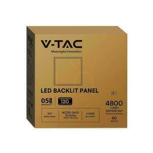 LED panel V-TAC 40W 600x600 backlight 33mm 120Lm/W VT-61042 6500K 4800lm 5 year warranty 3 LED panel V-TAC 40W 600x600 backlight 33mm 120Lm/W VT-61042 6500K 4800lm 5 year warranty small 3